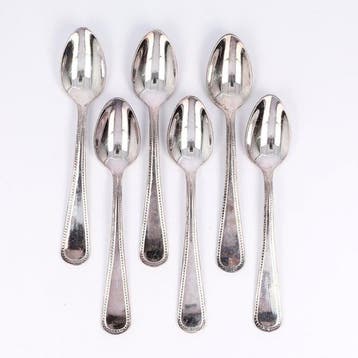 M.J. Gerritsen. - Theelepel (6) - .999 zilver