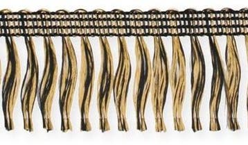Franjes voor rouwlint zelfklevend goud/zwart 4 cm rol 25, Ophalen of Verzenden, Nieuw