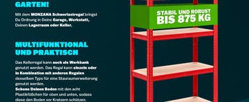 Stellingkast Rood 180x90x40cm tot 875kg (Kasten, Interieur), Verzenden, Nieuw
