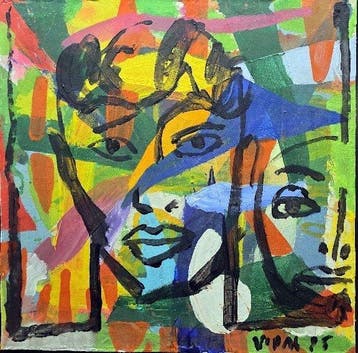 Francisco Vidal (1978) - Still Free, Antiek en Kunst, Kunst | Schilderijen | Modern