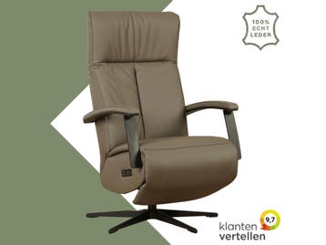 Leren sta-op-stoel Pure - Toledo Moss (bruin/groen) -, Bohemian, Industrieel, Modern, Scandinavisch, Nieuw, Ophalen of Verzenden