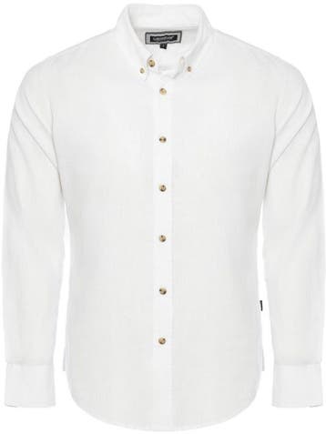 Carisma Wit Overhemd Lange Mouw Met Linnen 8529, Verzenden, Nieuw, Wit
