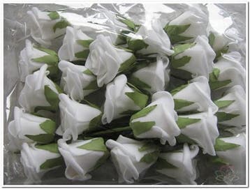 Foamroos Wit Spierwit 5 cm bulkverpakking 250 stuks, Ophalen of Verzenden, Nieuw