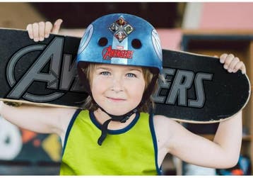 Marvel Skatehelm Avengers Blauw Maat 54/60 Cm, Ophalen of Verzenden, Nieuw, Marvel