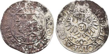 3 Kreuzer o J Salm Kyrburg: Otto, 1548-1607:, Verzenden