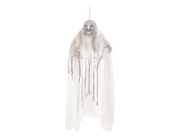 Halloween Decoratie Heks, Wit, 170x50x20cm, Verzenden, Nieuw, Overige typen