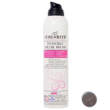 Curlsmith Invincible Volume Mousse - 200ml, Ophalen of Verzenden, Nieuw, Gel, Wax, Haarlak of Mousse