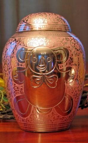 mini urn | brons | urn | uitverkoop | aanbieding | crematie, Ophalen of Verzenden, Nieuw