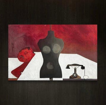 Robert Detheux (1932-2010) - Le Dormeur écarlate et le