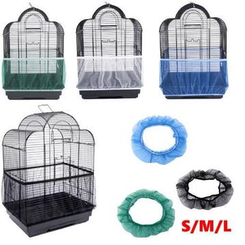 Mesh Vogelkooi Cover – Nylon Zaadvanger voor Vogelkooien, Verzenden, Nieuw