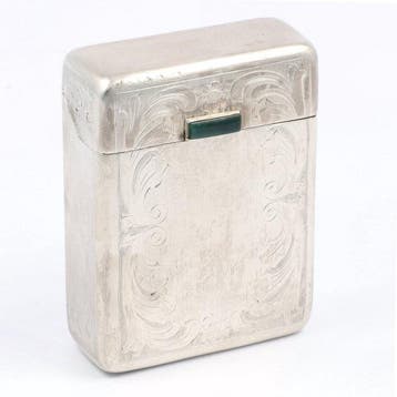 Sigaretten etui - Sigarettendoos - .835 zilver