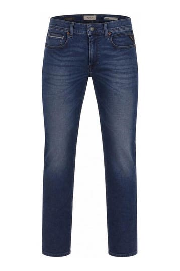 Replay Broek in maat W32 L34 Blauw, Kleding | Heren, Verzenden, Zo goed als nieuw, Blauw, Replay