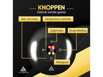 LivingBoost® - Elektrische Cupping Massage - 12 Standen en, Verzenden, Nieuw