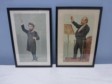 Spy - Vanity Fair prent Albert hall, en Queens hall.