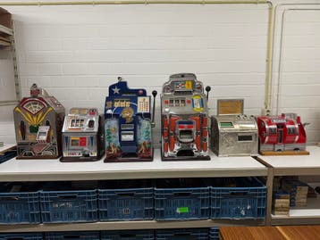 GEZOCHT ANTIEKE GOKKAST AUTOMAAT SCHIETKAST  KNIKKERKAST, Nieuw