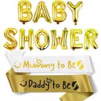Babyshower set Mommy en Daddy to Be, Verzenden, Nieuw, Versiering, Geboorte of Huwelijk