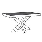 Eettafel-MM Emmen - eettafel, Huis en Inrichting, Tafels | Eettafels, Nieuw, Overige vormen, Overige materialen