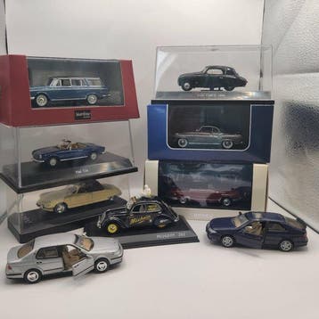 Starline, Solido, Norev 1:43 - Modelauto (9) - Saab,, Nieuw