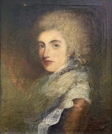 English School (XIX) - Portrait Of Lady Elizabeth