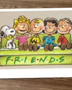 Joan Vizcarra Giclée - Peanuts “Friends on the Couch” -, Nieuw in verpakking