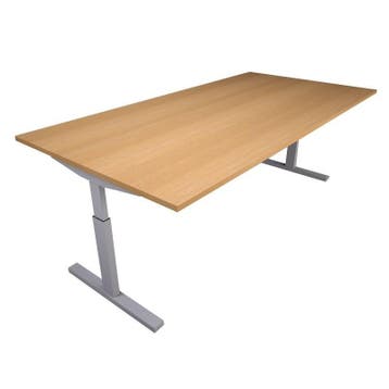 Recht T-poot bureau, 200 x 100 cm, Overige plaatsen, Ophalen of Verzenden, Nieuw in verpakking, Bureau