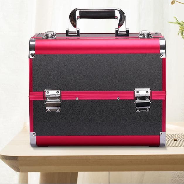 Aluminium Make-up Koffer met Handvat Cosmetische Organizer, Sieraden, Tassen en Uiterlijk, Uiterlijk | Cosmetica en Make-up, Nieuw