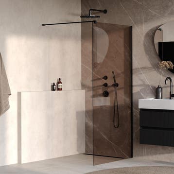 Brauer Oblivion - Inloopdouche - Brons Glas - 90 x 200 cm -, Doe-het-zelf en Verbouw, Sanitair, Ophalen of Verzenden, Nieuw