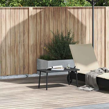 vidaXL Tuin salontafel rechthoekig 80x40x37 cm poly rattan, Tuin en Terras, Verzenden, Nieuw