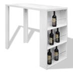 Bartafel Hoogglans Wit | Retourdeal 43% Korting, 100 tot 150 cm, Modern, Rechthoekig, Overige houtsoorten