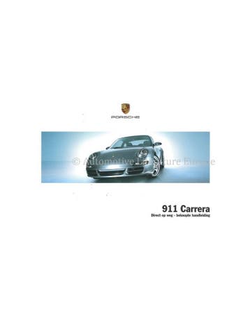 2005 PORSCHE 911 CARRERA BEKNOPT INSTRUCTIEBOEKJE