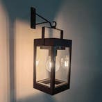 Solar wandlamp Cube op zonne-energie met beugel en filament, Zonne-energie, Verzenden, Minder dan 50 watt, Wandlamp