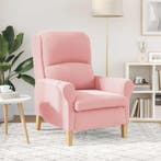 vidaXL Fauteuil Roze Zachte Sherpa stof, Verzenden, Nieuw