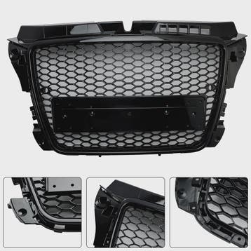 RS3 Style Honeycomb Grille voor Audi A3 8P (2008-2013) - Spo, Verzenden, Nieuw