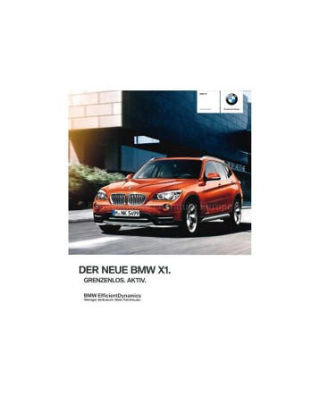 2014 BMW X1 BROCHURE DUITS, Nieuw, BMW, Author