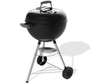 Weber Bar-B Kettle - Houtskoolbarbecue Ø 57 cm - Zwart - 2, Verzenden, Zo goed als nieuw