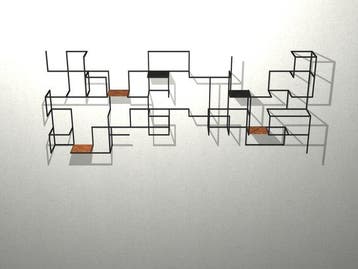 Studio Anelo1997 - Boekenkast - aRoma - 0525 - Staal - Arte