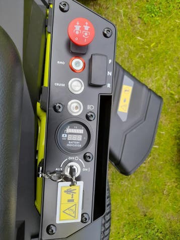 Ryobi RY48RM76A 48V Accu zitmaaier overjarig model!!, Nieuw, Ophalen of Verzenden, Minder dan 90 cm, Ryobi