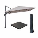 Garden Impressions Hawaii zweefparasol 300x300 cm carbon, Tuin en Terras, Verzenden, Nieuw