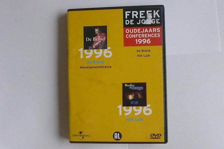 Freek de Jonge - Oudejaars Conferences 1996  (DVD), Cd's en Dvd's, Dvd's | Cabaret en Sketches, Zo goed als nieuw, Verzenden