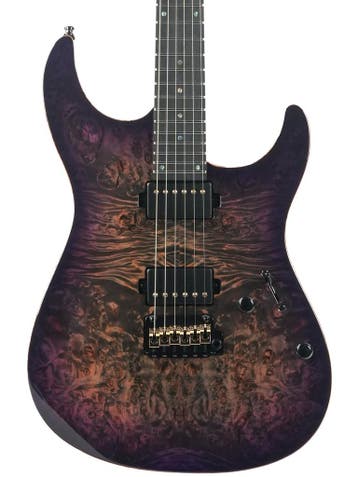 Mayones Aquila Elite V24 S 6 Trans Jeans Purple Burst Gloss, Ophalen of Verzenden, Nieuw, Solid body