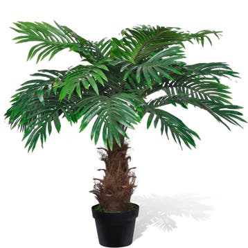 vidaXL Kunstboom met pot cycaspalm 80 cm, Verzenden, Nieuw
