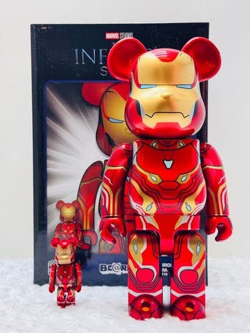 Medicom toy - BE@RBRICK 400% & 100% Iron Man Mark 50
