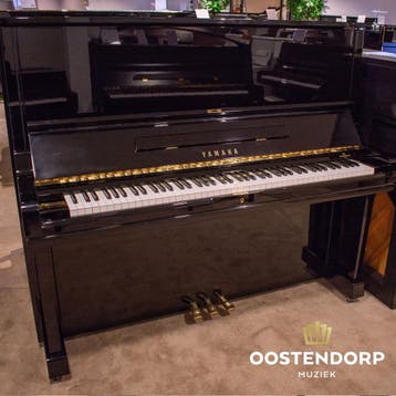 Yamaha U3A PE messing piano - 4317747, Zo goed als nieuw, Zwart, Piano