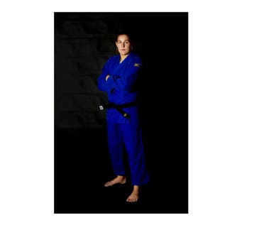 Judopak Mizuno Yusho IJF | Blauw (Maat: 1.5 (155)), Verzenden, Nieuw, Judo, Vechtsportpak