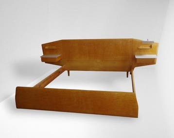 Gio Ponti - Bed - Hout, Fineer