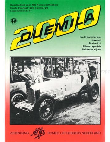 1993 ALFA ROMEO CLUB DUEMILA MAGAZINE 29 NEDERLANDS, Nieuw, Alfa Romeo, Author