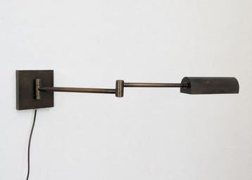 Swingarm wandlamp - Messing - Swing arm brass wall lamp