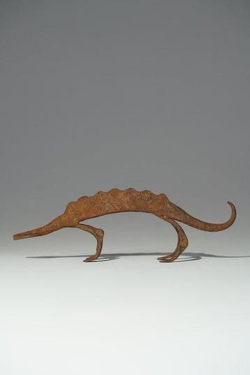 Een ijzeren sculptuur - Lobi - Burkina Faso (Zonder