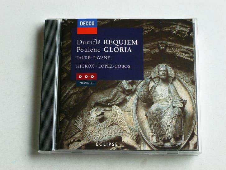 Durufle - Requiem / Poulenc - Gloria - Hickox, Jesus Lopez C, Cd's en Dvd's, Cd's | Klassiek, Zo goed als nieuw, Ophalen of Verzenden