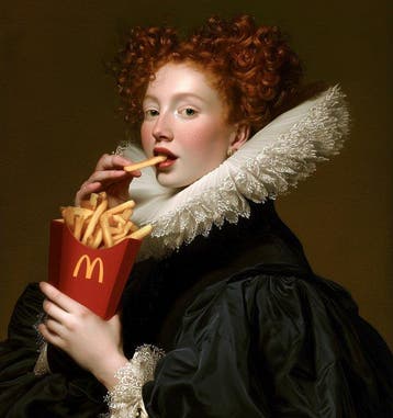 La Mama - Royal Fries - XL - Œuvre unique 1/1